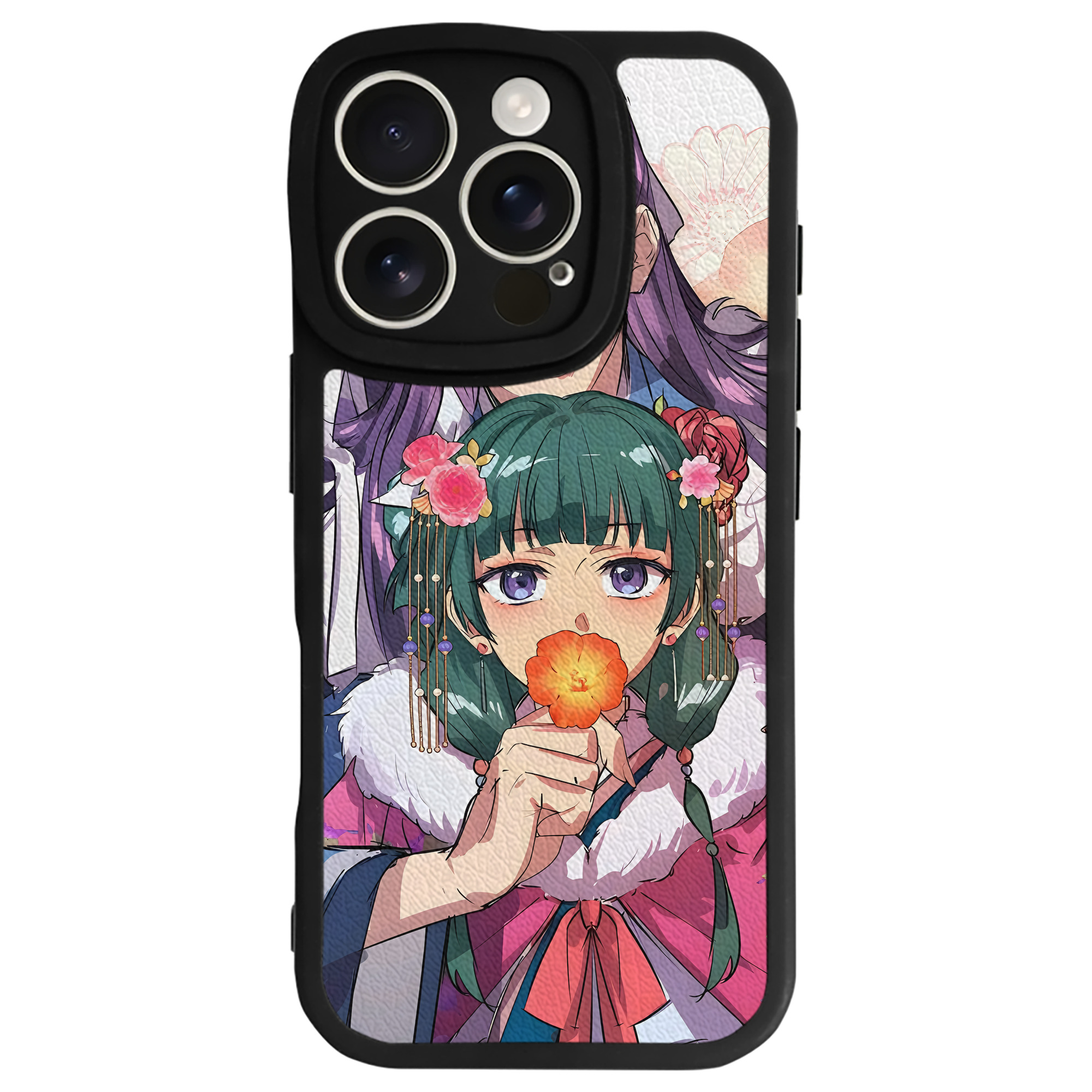 薬屋のひとりごと The Apothecary Diaries 【iPhone 16シリーズ対応】シリコンスマホケース（レザー調） 材質：シリコン